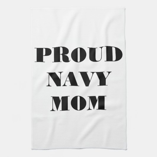 Kitchen Towel Proud Navy Mam Theedoek (Verticaal)