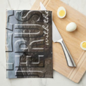 Kitchen Towel "Volgend Jaar Jerusalem Beach" Theedoek (Quarter Fold)