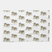 Kitchen Towel - White Havanese Dog Theedoek (Horizontaal)