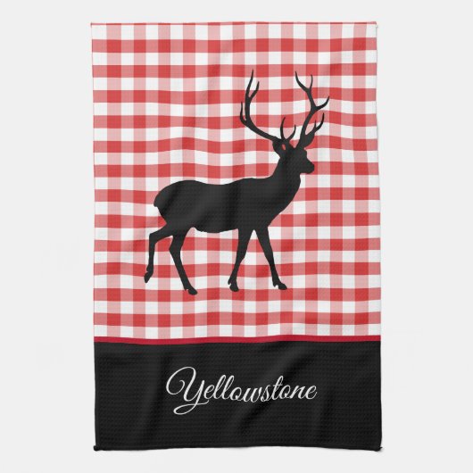 Kitchen Towel-Yellowstone Deer Theedoek (Verticaal)