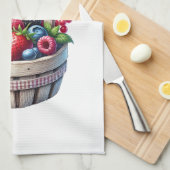 Kitchen Towels-Berry Basket Kitchen Towel Theedoek (Quarter Fold)