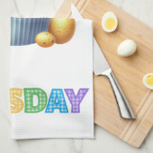 Kitchen Towels-Days Of The Week Kitchen Towels Theedoek (Quarter Fold)