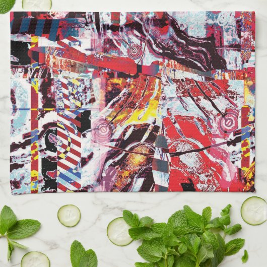 Kitchen Towels – Fragmented Pulse Theedoek (Gevouwen)