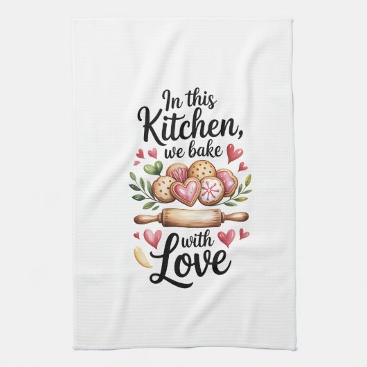 Kitchen Towels-Funny Quote Kitchen Towel Theedoek (Verticaal)
