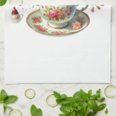 Kitchen Towels-Hello Spring Floral Kitchen Towels Theedoek (Gevouwen)