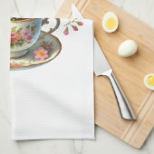 Kitchen Towels-Hello Spring Floral Kitchen Towels Theedoek (Quarter Fold)