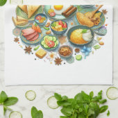 Kitchen Towels-Islamic Themed Kitchen Towels Theedoek (Gevouwen)