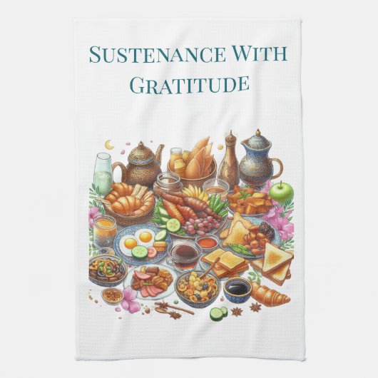 Kitchen Towels-Islamic Themed Kitchen Towels Theedoek (Verticaal)
