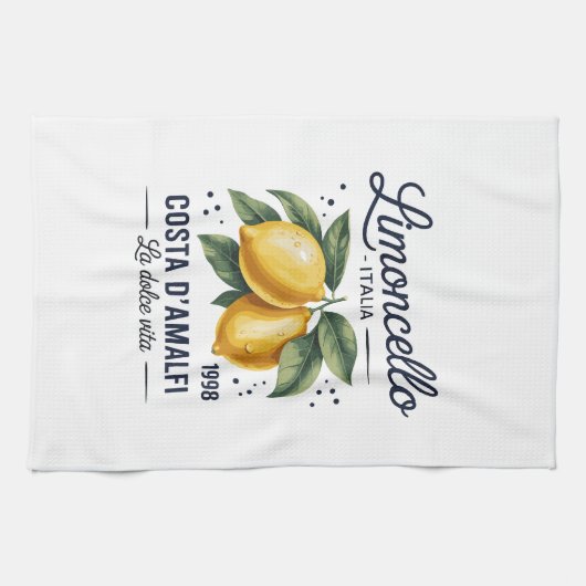 Kitchen Towels-Limoncello 1998 Costa d’Amalfi  Theedoek (Horizontaal)