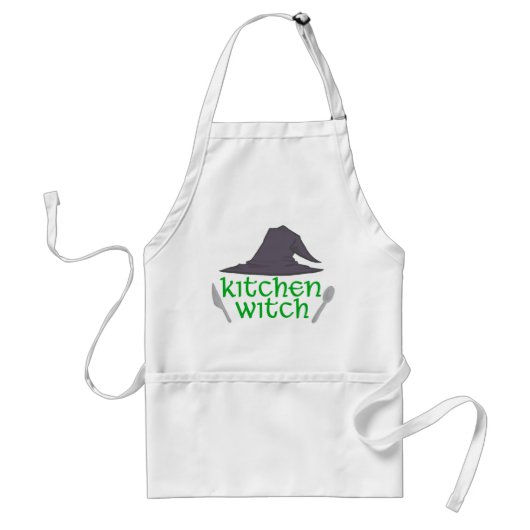 Kitchen Witch Apron Standaard Schort (Voorkant)