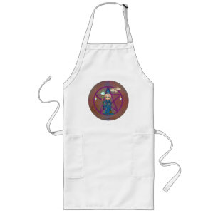 Kitchen Witch Grilling Apron Lang Schort