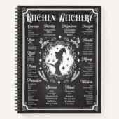 Kitchen Witchery Magic Knowledge Chart  Notitieboek (Voorkant)
