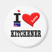 KITCHENER - Ik hou van Magneet (Voorkant)