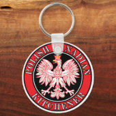 Kitchener Poolse Canadese Eagle Sleutelhanger (Voorkant)
