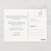 Kite Bedankt Briefkaart {Boy} (Achterkant)