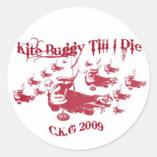 Kite Buggy Sticker