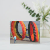 Kite festival briefkaart (Staand voorkant)