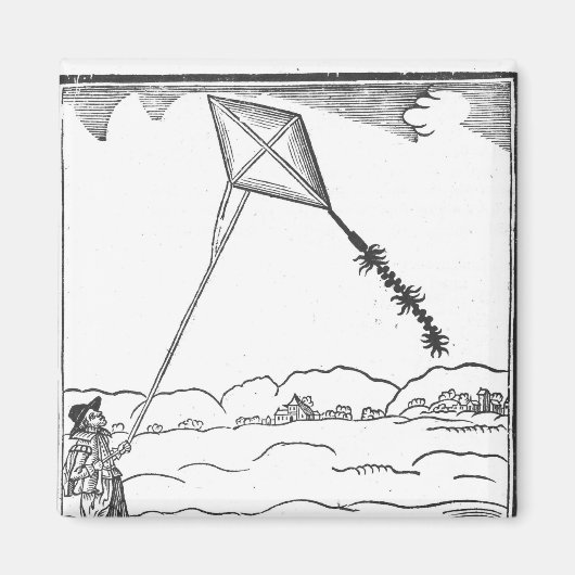 Kite Flying Magneet (Voorkant)