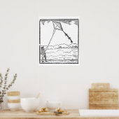 Kite Flying Poster (Keuken)