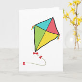 Kite Kaart (Gele Bloem)