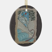 Kite & Mr North Wind Keramisch Ornament (Rechts)