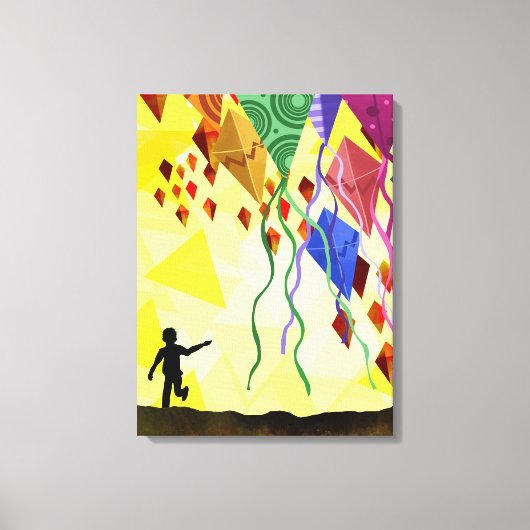 Kite Runner Canvas Afdruk (Voorkant)
