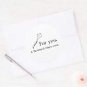 Kite Runner Ronde Sticker (Envelop)