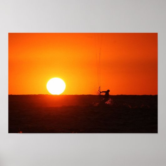 Kite Surfer 3 Poster (Voorkant)