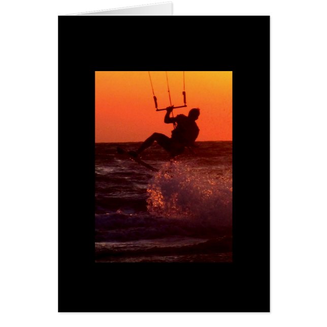 Kite Surfer sur St. Pete Beach Carte postale (Devant)