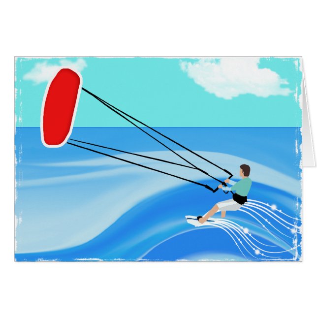 Kite Surfing (Voorkant Horizontaal)