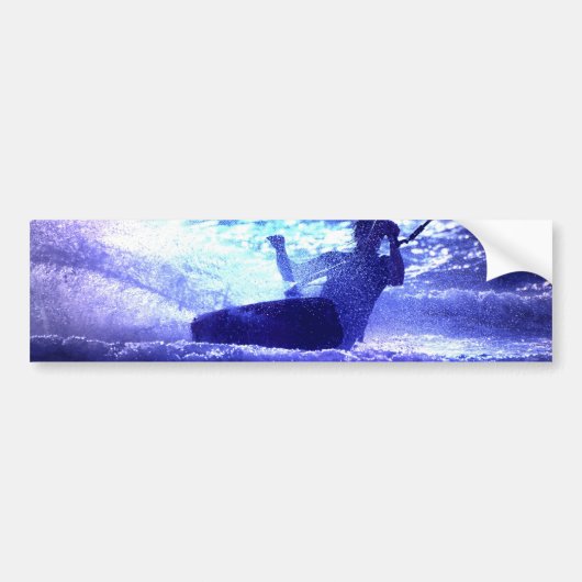 Kite Surfing Bumpersticker (Voorkant)
