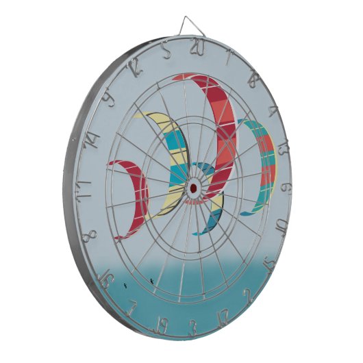 Kite Surfing Dartbord (Voorkant Links)