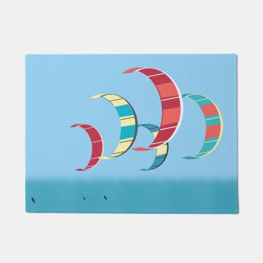 Kite Surfing Deurmat (Voorkant)