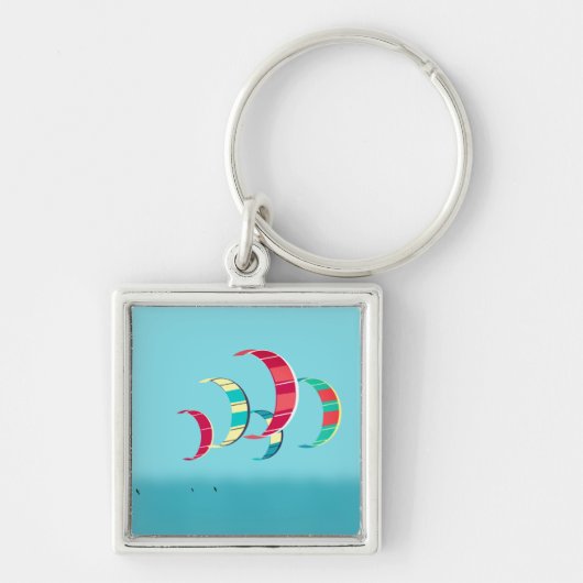 Kite Surfing Sleutelhanger (Voorkant)