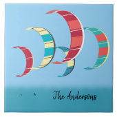 Kite Surfing Tegeltje (Voorkant)