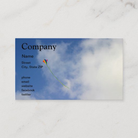 Kite Visitekaartje (Voorkant)