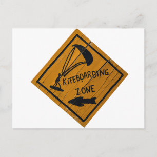 Kiteboard Briefkaart