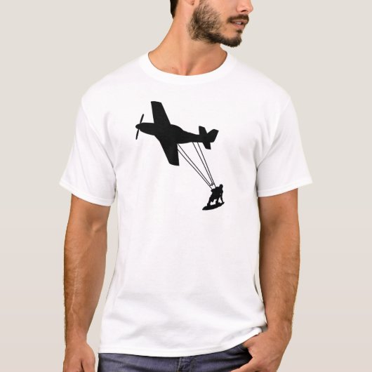 Kiteboard Plane T-shirt (Voorkant)