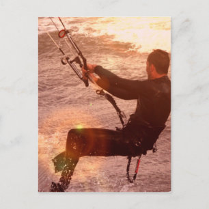 KiteboardBriefkaart Briefkaart
