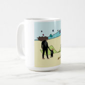 Kiteboarden/kitesurfen - Kitegirl Koffiemok (Voorkant links)