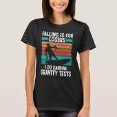 Kiteboarder  Random Grativity Tests Funny Kit T-shirt (Voorkant)