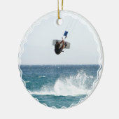 Kiteboarding Jump Ornament (Links)