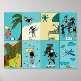 Kiteboarding/kitesurfing - Waarom we van kitesurf  Poster