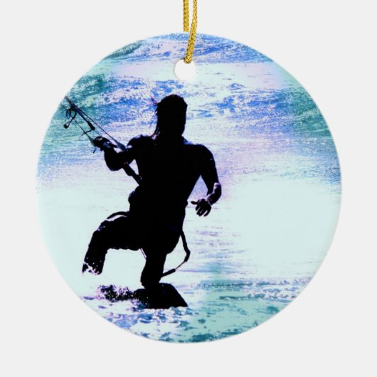 Kiteboarding Ornament (Voorkant)
