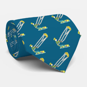 Kiteboarding Stickman Stropdas