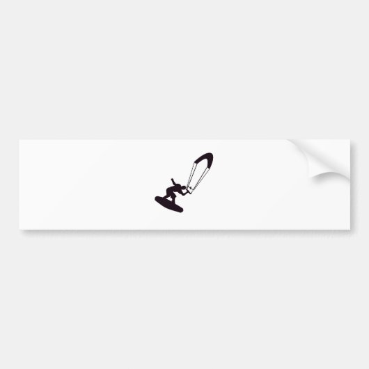 Kiteboarding True Bumpersticker (Voorkant)