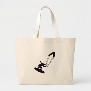 Kiteboarding True Grote Tote Bag