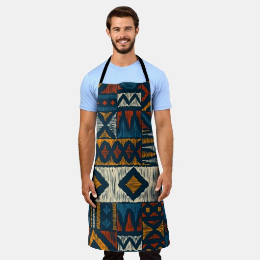 Kitenge chitenge Pattern Africa Schort (Gedragen)