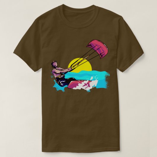 Kiter Kiteboarding Kitesurfing T-shirt (Design voorkant)