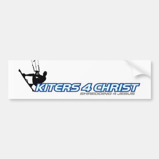 Kiters4Christus Bumpersticker (Voorkant)